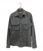 STONE ISLANDストーンアイランド）の古着「シャツジャケット」｜ブラック