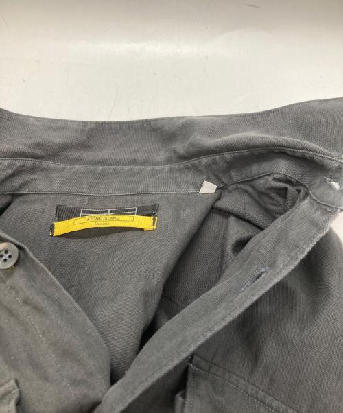 STONE ISLAND（ストーンアイランド）STONE ISLAND (ストーンアイランド) シャツジャケット ブラック サイズ:Sの古着・服飾アイテム