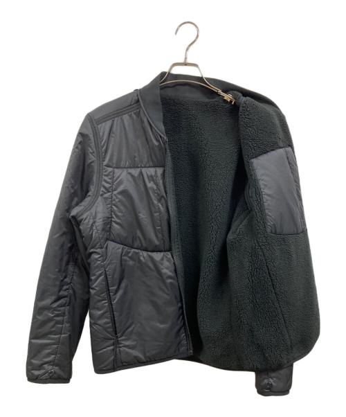 STONE ISLAND（ストーンアイランド）STONE ISLAND (ストーンアイランド) プリマロフト リバーシブル ボンバージャケット ブラック サイズ:sの古着・服飾アイテム