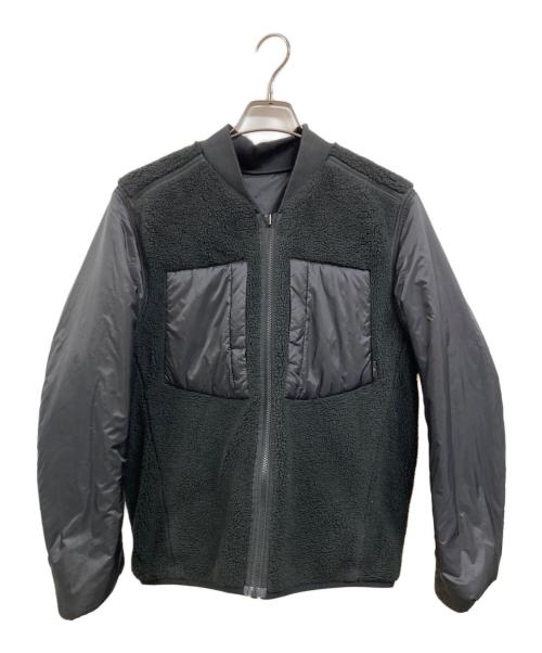STONE ISLAND（ストーンアイランド）STONE ISLAND (ストーンアイランド) プリマロフト リバーシブル ボンバージャケット ブラック サイズ:sの古着・服飾アイテム