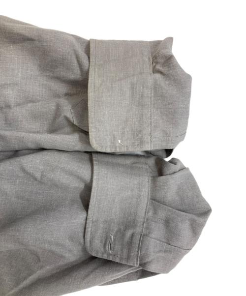Graphpaper（グラフペーパー）Graphpaper (グラフペーパー) Linen Cupro Oversized B.D. Shirt グレー サイズ:Freeの古着・服飾アイテム