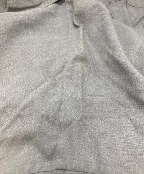 Graphpaper（グラフペーパー）Graphpaper (グラフペーパー) Linen Cupro Oversized B.D. Shirt グレー サイズ:Freeの古着・服飾アイテム