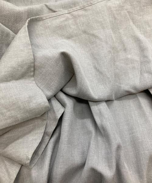 Graphpaper（グラフペーパー）Graphpaper (グラフペーパー) Linen Cupro Oversized B.D. Shirt グレー サイズ:Freeの古着・服飾アイテム