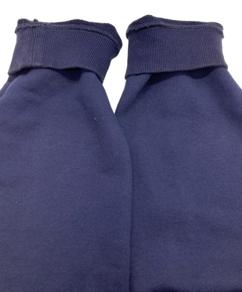 Maison Margiela（メゾンマルジェラ）Maison Margiela (メゾンマルジェラ) ロゴ刺繍プルオーバーパーカー ネイビー サイズ:48の古着・服飾アイテム