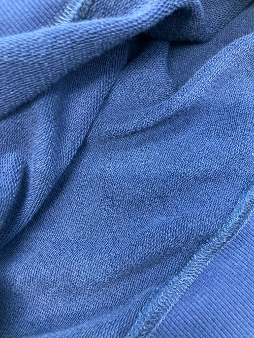 Maison Margiela（メゾンマルジェラ）Maison Margiela (メゾンマルジェラ) ロゴ刺繍プルオーバーパーカー ネイビー サイズ:48の古着・服飾アイテム