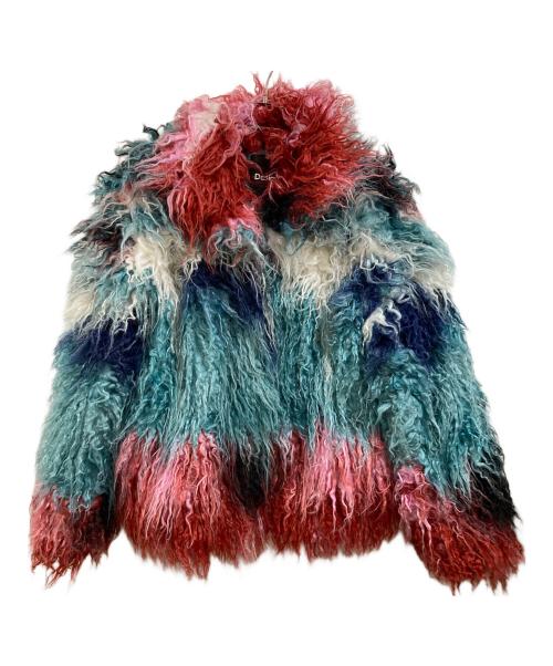 Desigual（デシグアル）Desigual (デシグアル) グラデーション フェイクファーショートジャケット マルチカラー サイズ:sの古着・服飾アイテム