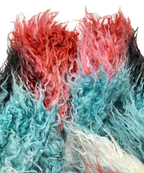 Desigual（デシグアル）Desigual (デシグアル) グラデーション フェイクファーショートジャケット マルチカラー サイズ:sの古着・服飾アイテム