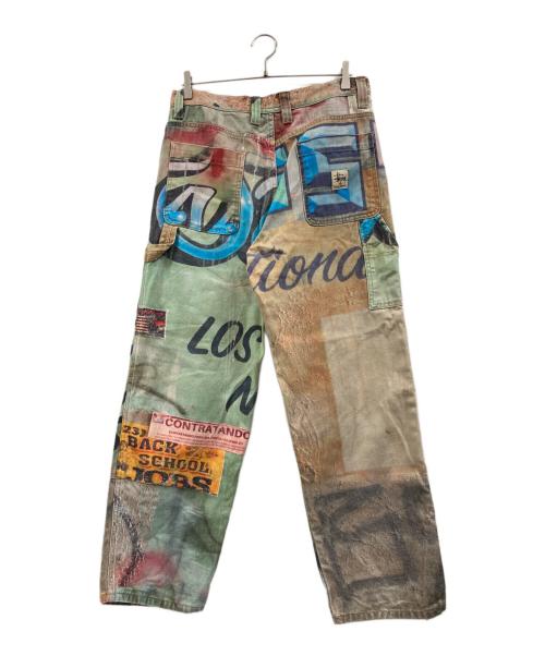 stussy（ステューシー）stussy (ステューシー) WORK PANT ALFONSO CANVAS マルチカラー サイズ:SIZE 76cm (W30)の古着・服飾アイテム