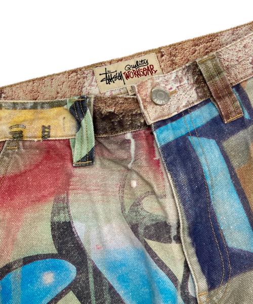 stussy（ステューシー）stussy (ステューシー) WORK PANT ALFONSO CANVAS マルチカラー サイズ:SIZE 76cm (W30)の古着・服飾アイテム