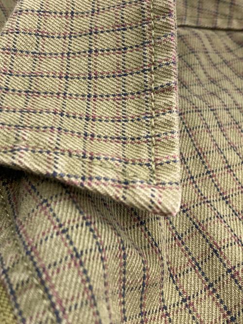 stussy（ステューシー）stussy (ステューシー) check garage jacket オリーブ サイズ:Mの古着・服飾アイテム