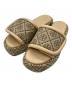 TORY BURCH（トリーバーチ）の古着「T MONOGRAM BUBBLE SLIDES」｜ベージュ