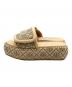TORY BURCH (トリーバーチ) T MONOGRAM BUBBLE SLIDES ベージュ サイズ:7：18000円