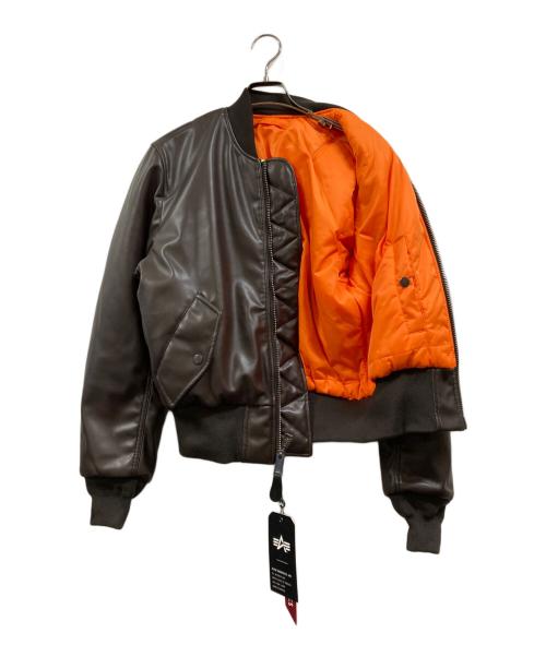 FREAK'S STORE（フリークスストア）FREAK'S STORE (フリークスストア) ALPHA (アルファ) REVERSIBLE MA-1 ブラウン サイズ:XS 未使用品の古着・服飾アイテム