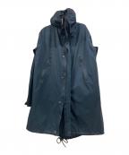 C.P COMPANYシーピーカンパニー）の古着「Long Parka Style Navy Blue Jacket」｜ネイビー