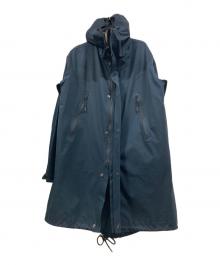C.P COMPANY（シーピーカンパニー）の古着「Long Parka Style Navy Blue Jacket」｜ネイビー