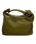 BOTTEGA VENETAボッテガベネタ）の古着「イントレチャートセミショルダーバッグ」｜グリーン