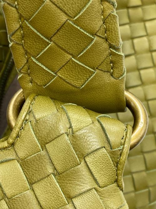 BOTTEGA VENETA（ボッテガベネタ）BOTTEGA VENETA (ボッテガベネタ) イントレチャートセミショルダーバッグ グリーンの古着・服飾アイテム