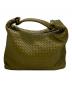 BOTTEGA VENETA（ボッテガベネタ）の古着「イントレチャートセミショルダーバッグ」｜グリーン