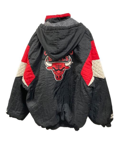 STARTER（スターター）STARTER (スターター) 中綿ジャケット ブラック×ホワイト サイズ:Ｌの古着・服飾アイテム