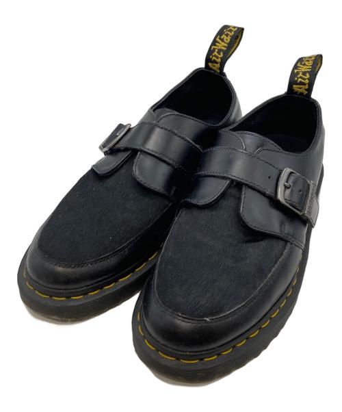 Dr.Martens（ドクターマーチン）Dr.Martens (ドクターマーチン) ハラコレザーシューズ ブラック サイズ:UK7の古着・服飾アイテム