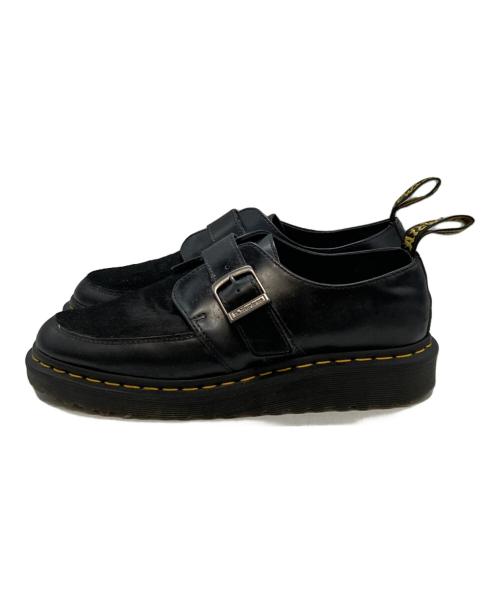 Dr.Martens（ドクターマーチン）Dr.Martens (ドクターマーチン) ハラコレザーシューズ ブラック サイズ:UK7の古着・服飾アイテム