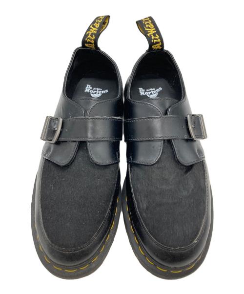 Dr.Martens（ドクターマーチン）Dr.Martens (ドクターマーチン) ハラコレザーシューズ ブラック サイズ:UK7の古着・服飾アイテム