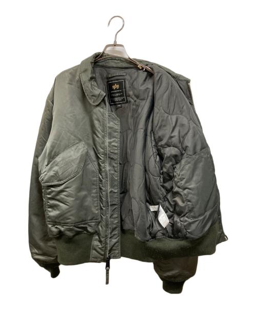 ALPHA（アルファ）ALPHA (アルファ) CWU-45P フライトジャケット カーキ サイズ:Ｌの古着・服飾アイテム