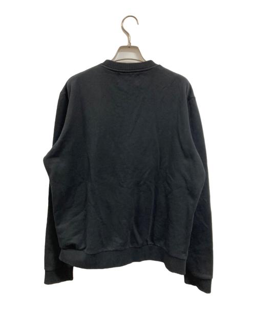 FRED PERRY（フレッドペリー）FRED PERRY (フレッドペリー) RAF SIMONS (ラフシモンズ) デニムポケット付きスウェット ブラック サイズ:40の古着・服飾アイテム