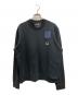 FRED PERRY（フレッドペリー）の古着「デニムポケット付きスウェット」｜ブラック
