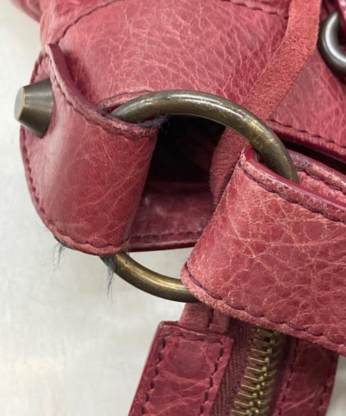BALENCIAGA（バレンシアガ）BALENCIAGA (バレンシアガ) ザ・タウン 2WAYショルダーバッグ ピンクの古着・服飾アイテム