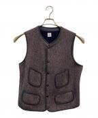 ANATOMICAアナトミカ）の古着「BB CLOTH VEST」｜ブラウン