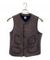 ANATOMICA（アナトミカ）の古着「BB CLOTH VEST」｜ブラウン