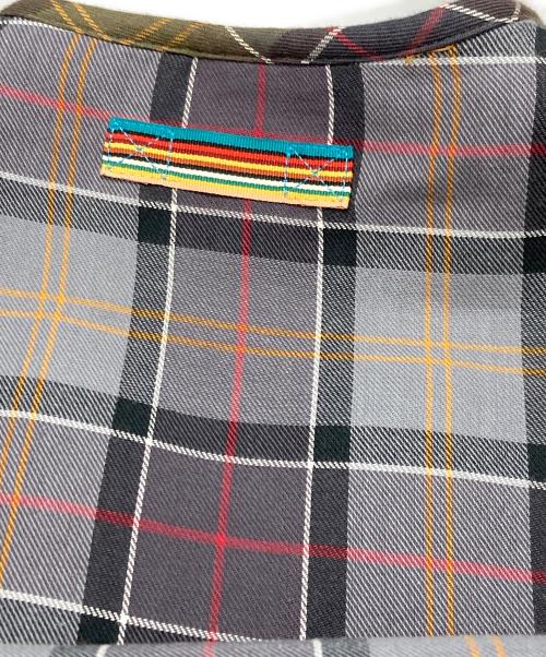 Barbour（バブアー）Barbour (バブアー) Paul Smith (ポールスミス) チェックライナーベスト ブラウン サイズ:36の古着・服飾アイテム