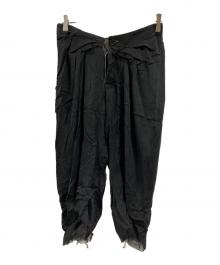 RICK OWENS（リックオウエンス）の古着「シルクパンツ」｜ブラック