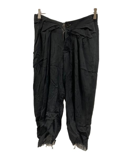 RICK OWENS（リックオウエンス）RICK OWENS (リックオウエンス) シルクパンツ ブラック サイズ:Mの古着・服飾アイテム