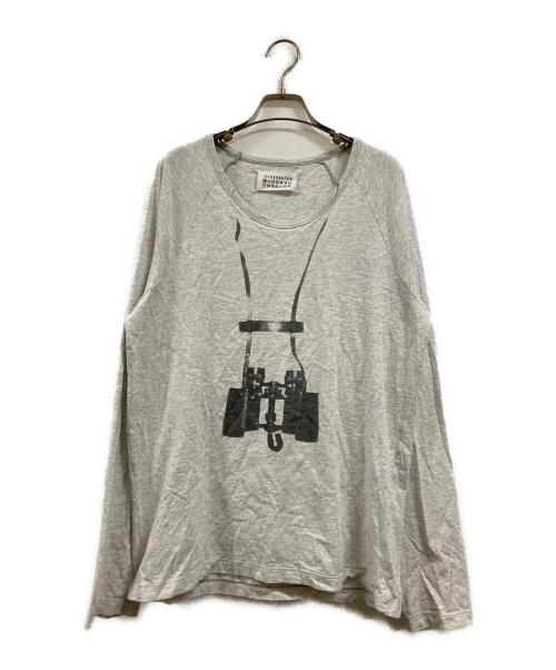 Maison Margiela（メゾンマルジェラ）Maison Margiela (メゾンマルジェラ) ロングスリーブカットソー グレー サイズ:表記なしの古着・服飾アイテム