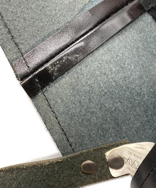 COMME des GARCONS（コムデギャルソン）COMME des GARCONS (コムデギャルソン) レザーショルダーカバー ブラックの古着・服飾アイテム