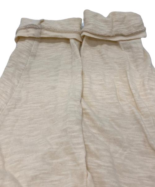 MM6 Maison Margiela（エムエムシックスメゾンマルジェラ）MM6 Maison Margiela (エムエムシックスメゾンマルジェラ) ロングスリーブカットソー ベージュ サイズ:表記なしの古着・服飾アイテム