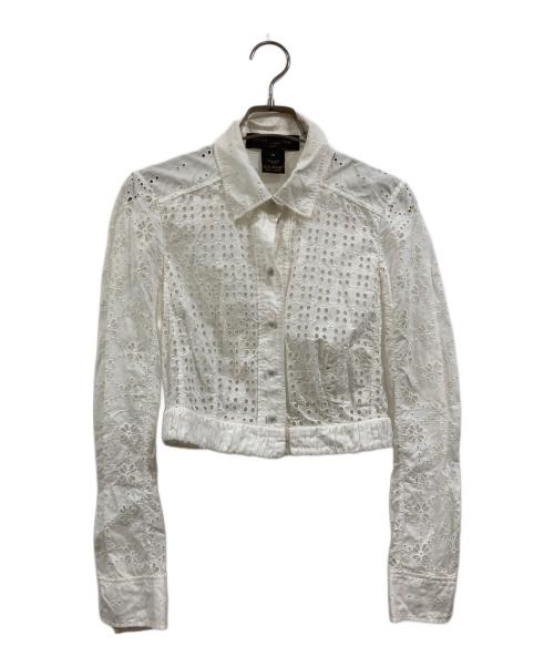 LOUIS VUITTON（ルイ ヴィトン）LOUIS VUITTON (ルイ ヴィトン) カットワークジャケット ホワイト サイズ:38の古着・服飾アイテム