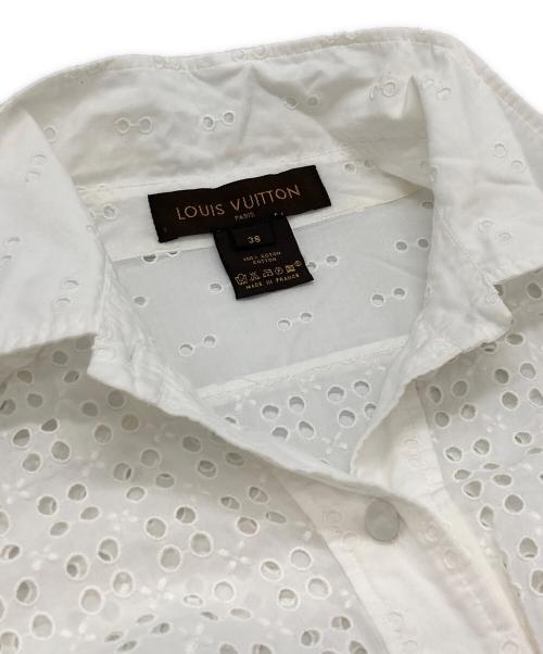 LOUIS VUITTON（ルイ ヴィトン）LOUIS VUITTON (ルイ ヴィトン) カットワークジャケット ホワイト サイズ:38の古着・服飾アイテム