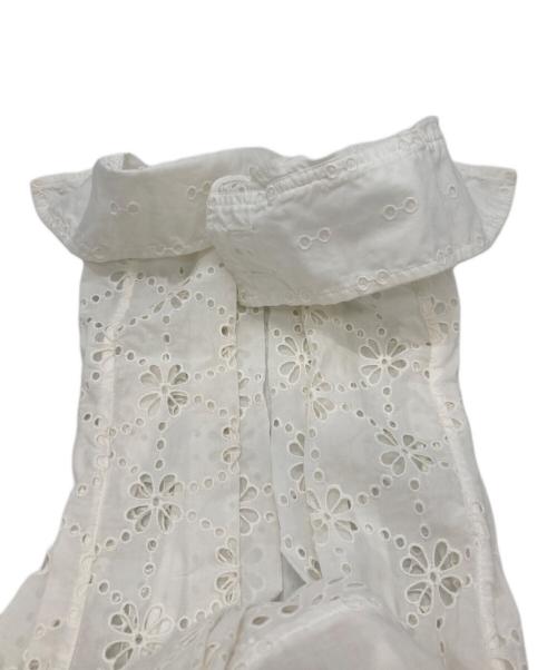 LOUIS VUITTON（ルイ ヴィトン）LOUIS VUITTON (ルイ ヴィトン) カットワークジャケット ホワイト サイズ:38の古着・服飾アイテム