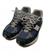 NEW BALANCEニューバランス）の古着「ローカットスニーカー」｜ネイビー