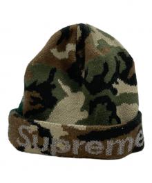 SUPREME×New Era（シュプリーム×ニューエラ）の古着「Split Beanie」｜グリーン
