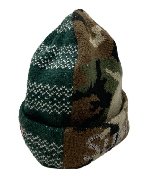 SUPREME（シュプリーム）SUPREME (シュプリーム) New Era (ニューエラ) Split Beanie グリーンの古着・服飾アイテム