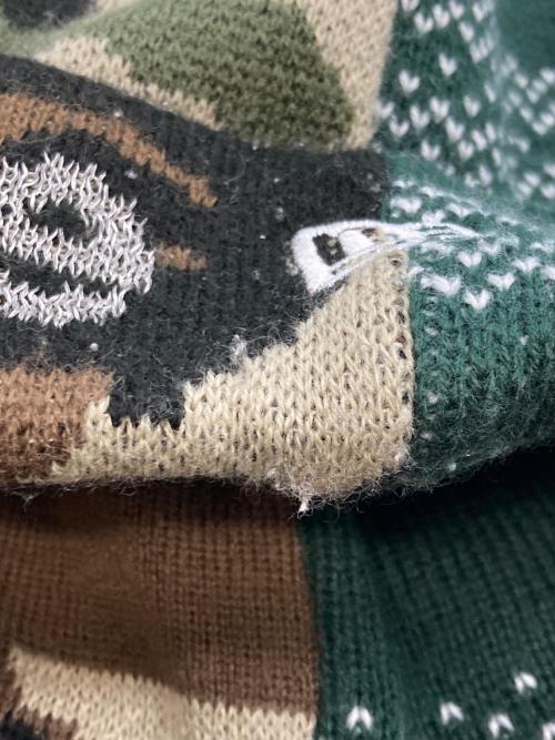 SUPREME（シュプリーム）SUPREME (シュプリーム) New Era (ニューエラ) Split Beanie グリーンの古着・服飾アイテム