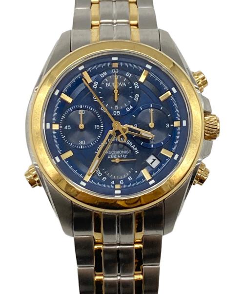 BULOVA（ブローバ）BULOVA (ブローバ) Precisionist Chronograph ネイビーの古着・服飾アイテム
