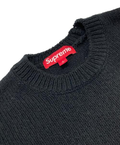 SUPREME（シュプリーム）SUPREME (シュプリーム) Contrast Logo Sweater ブラック サイズ:Sの古着・服飾アイテム
