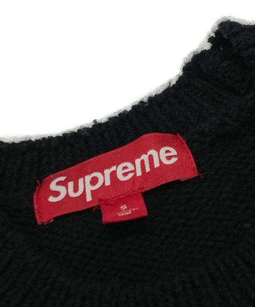 SUPREME（シュプリーム）SUPREME (シュプリーム) Contrast Logo Sweater ブラック サイズ:Sの古着・服飾アイテム