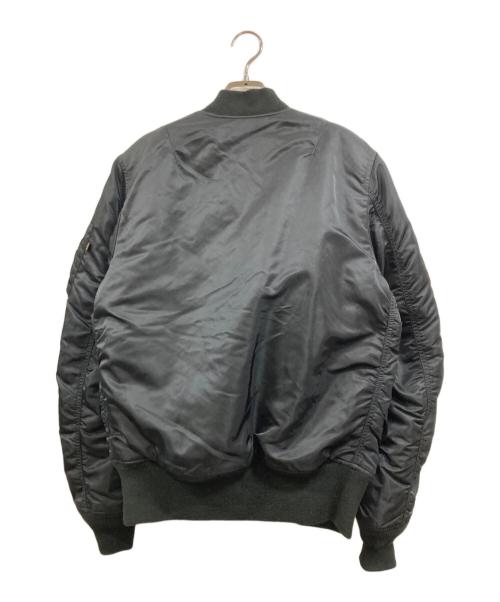 ALPHA（アルファ）ALPHA (アルファ) MA-1ジャケット ブラック サイズ:Lの古着・服飾アイテム