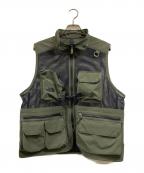 THE NORTH FACEザ ノース フェイス）の古着「ユーティリティメッシュベスト」｜グリーン